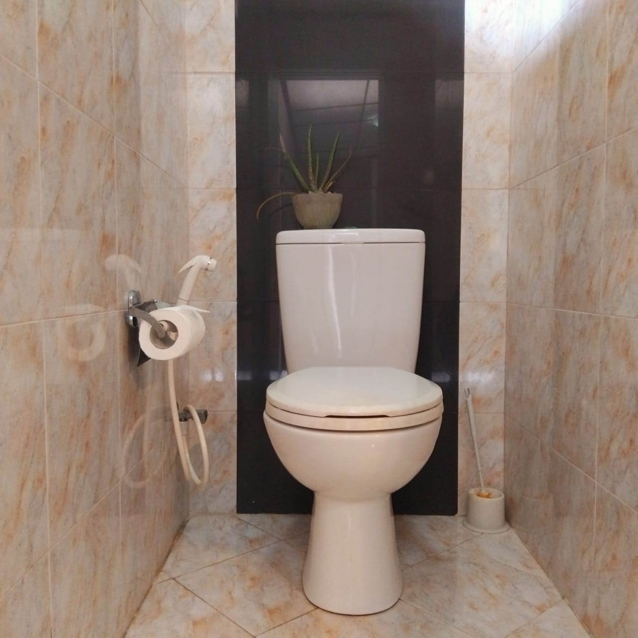 Spotlessly clean washrooms